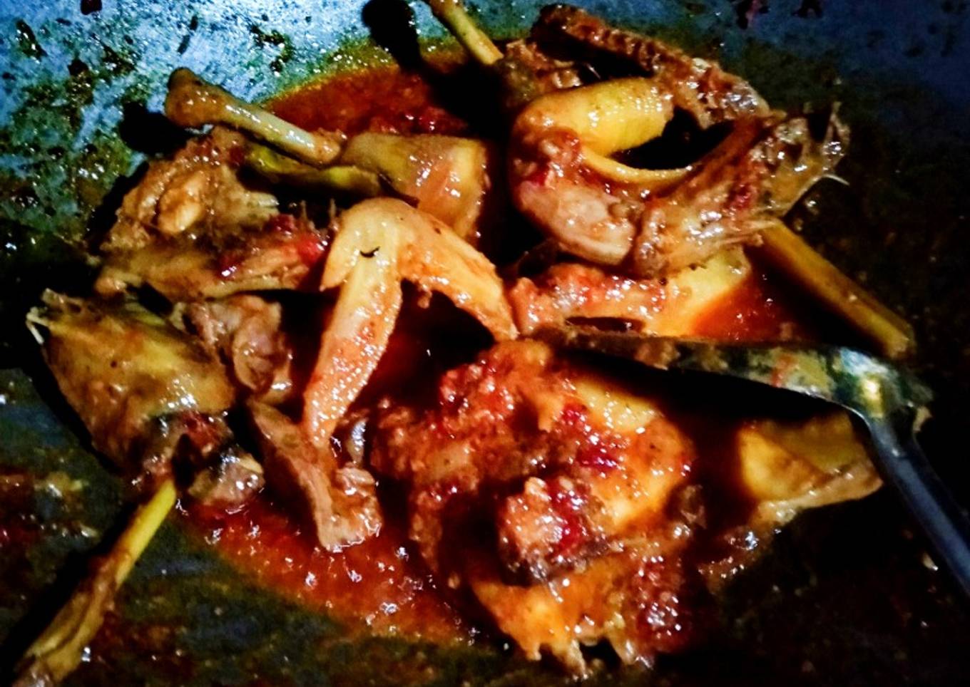 Ayam panggang bumbu rujak