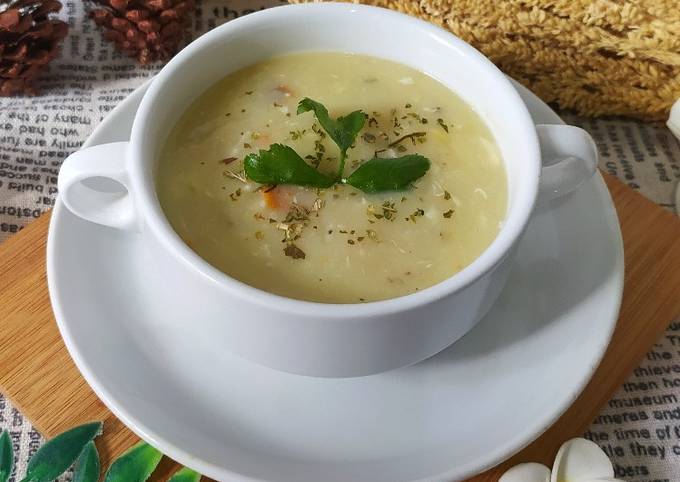 Resep Cream Soup Kepiting Dan Jagung Oleh Rahayu Sartika Br Sembiring