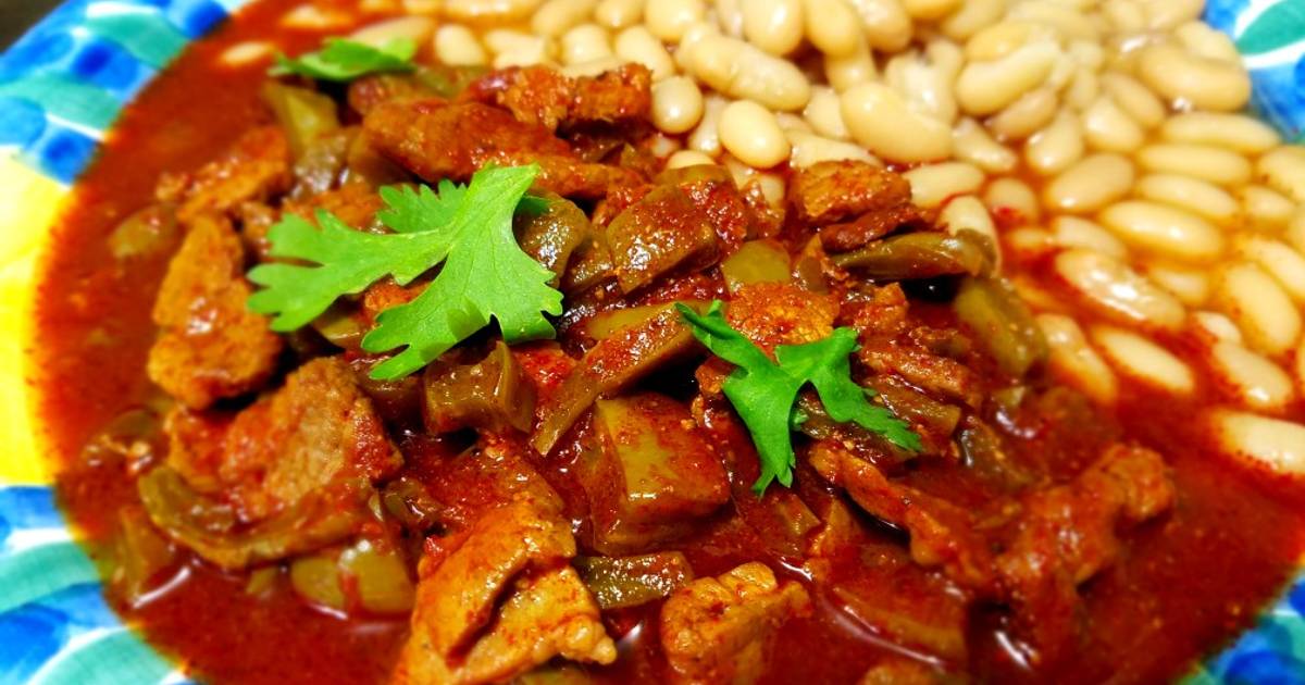 Bistec con nopales 65 recetas caseras Cookpad