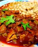 Bistec con nopales