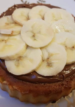 Une photo de Tartelette chocolat banane 🍫 🍌