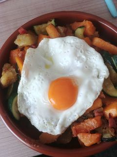 Una foto de Huevos rotos con menos calorías