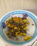 Tim lợn xào rau củ