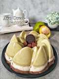 Pudding alpukat oreo