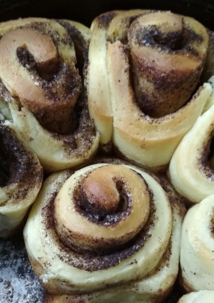 Una foto de Cinnamon roll de canela