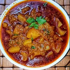 A picture of Raw Papaya Curry - Healthy Indian Sabzi.