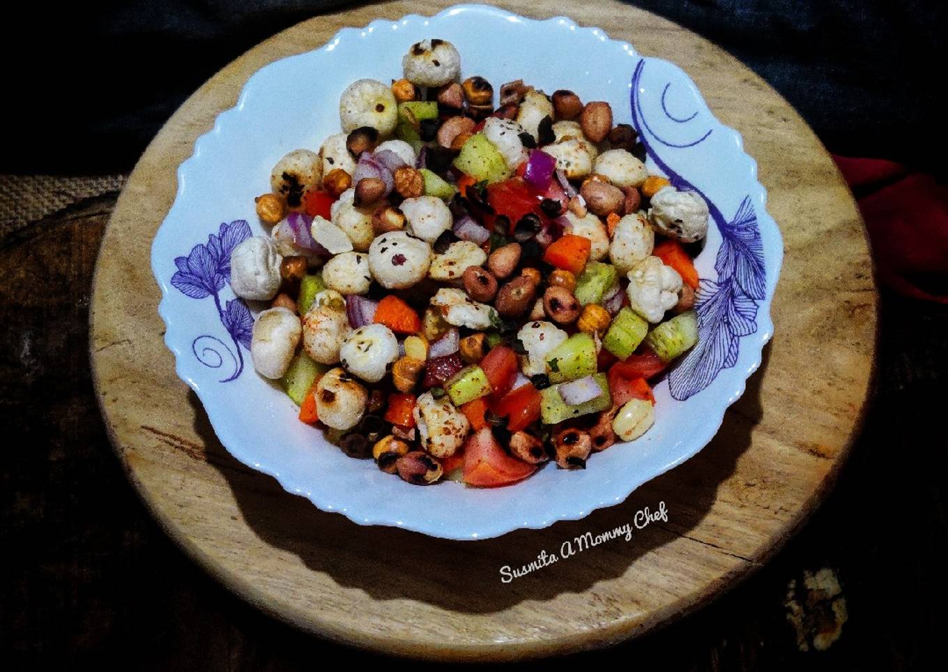 Healthy Makhana Salad
