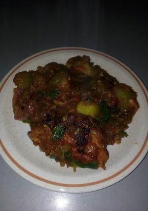 A picture of Sweet potatoes porridge.