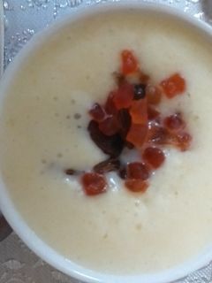 A picture of Mango milk shake.