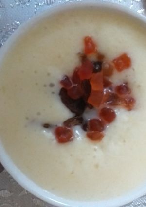A picture of Mango milk shake.