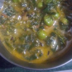 A picture of Malai Methi Matar.