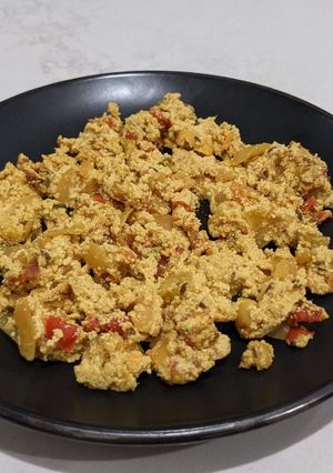 A picture of Paneer bhurji.