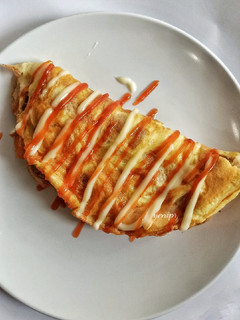 Foto resep Telur Dadar Sosis Moza