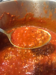Una foto de Receta rápida de salsa boloñesa olla exprés