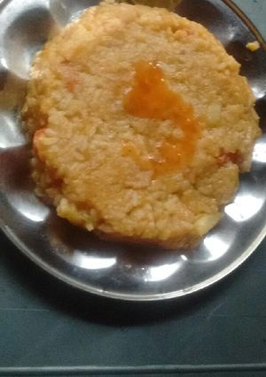 A picture of Potato rice chat.
