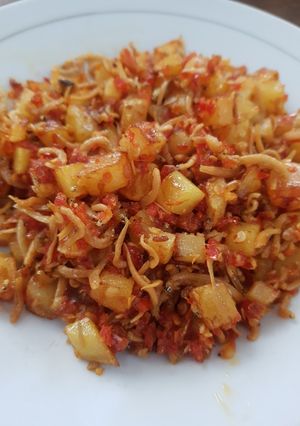 Foto resep Teri medan kentang balado