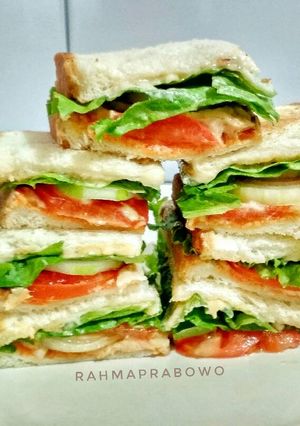 Foto resep Salmon Sandwich