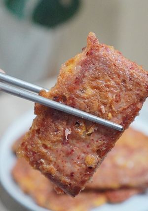 Foto resep Spam/Luncheon Ayam Goreng Telor