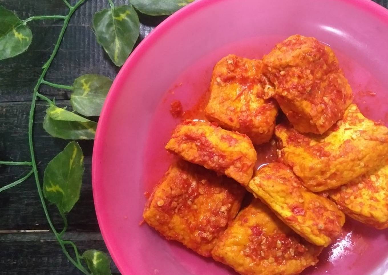 Tahu sambal balado