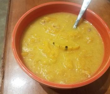 Ready to Serve Spiralized Butternut Squash and Chicken Soup Delicious
