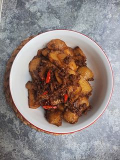 Foto resep Kentang daging kecap