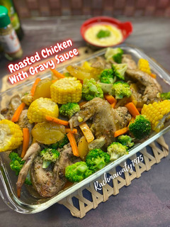 Foto resep 372. Roasted Chicken With Gravy Sauce