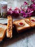 ব্রেড পিজ্জা স্যান্ডউইচ (Bread pizza sandwich recipe in Bengali)