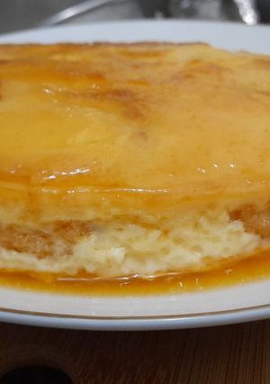 Una foto de Pudín de magdalenas