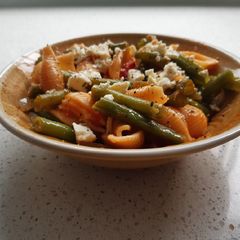Long bean pasta A picture of Long bean pasta.