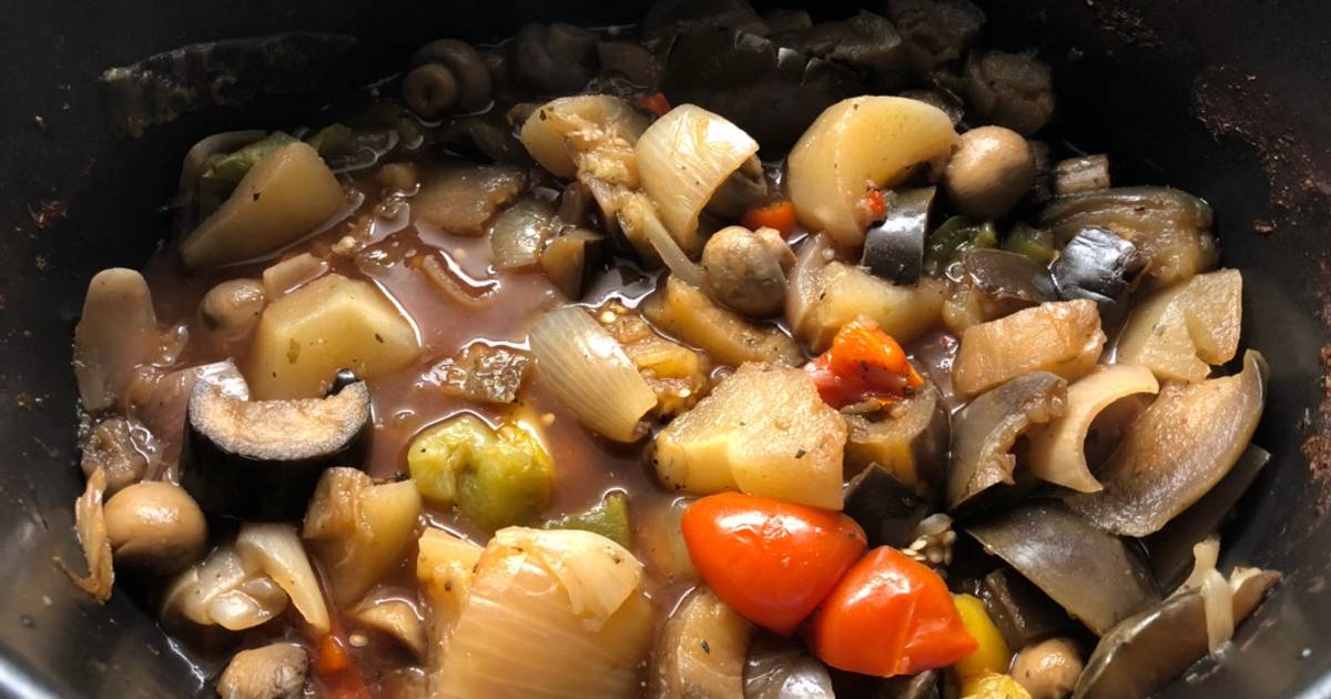 Slow cooker ratatouille Recipe by Becky Cookpad