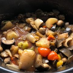 A picture of Slow cooker ratatouille.