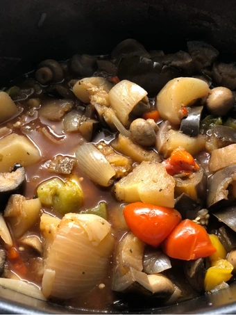 Easy Steps to Make Recipes Slow cooker ratatouille the Delicious Tasty.