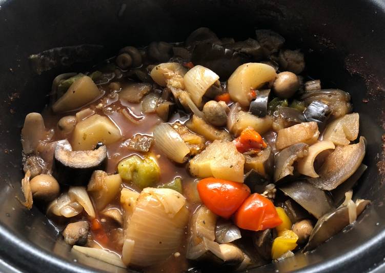 Recipe of Speedy Slow cooker ratatouille