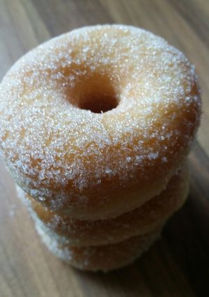 Φωτογραφία της συνταγής Ψητά Donuts με υπέροχο άρωμα βανίλια - αμύγδαλο χωρίς γλουτένη!!
