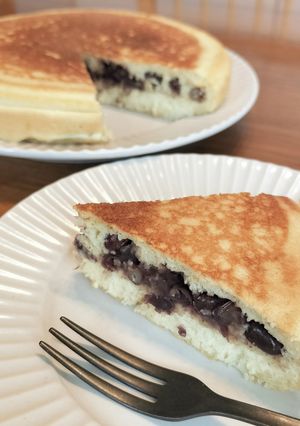 A picture of Large Gluten-Free Japanese Pancake (Obanyaki) with Rice Flour QC.