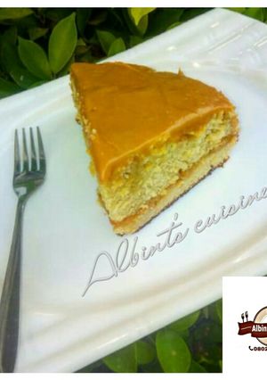 A picture of Caramilized cake.