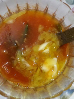 A picture of Restaurant Style Creamy Tomato Soup without onion garlic.