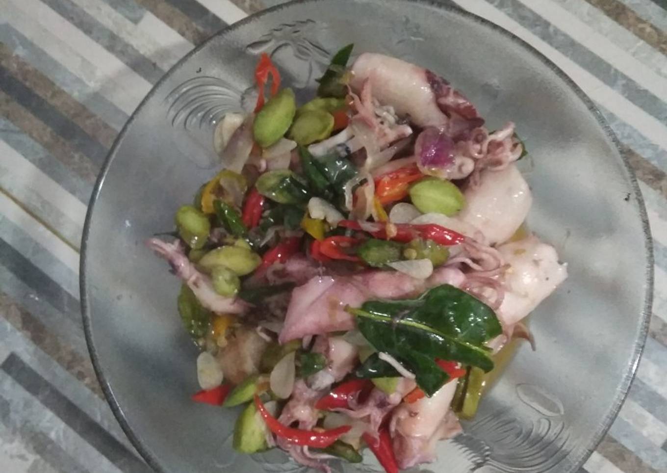 Tumis Cumi Asin Pete