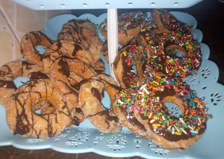 Steps to Make Any-night-of-the-week Cinnamon doughnuts