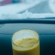 Mid morning sunrise smoothie 🍍 🍌 🥭