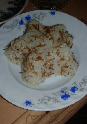 صورة لوصفة ارز بالشعيريه