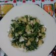 Ensalada de rúcula y papas