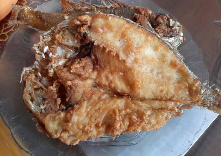 Resep Ikan kakap goreng krispy Bikin Ngiler
