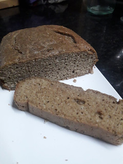 Una foto de Budín de café (Sin harina, azúcar ni leche)