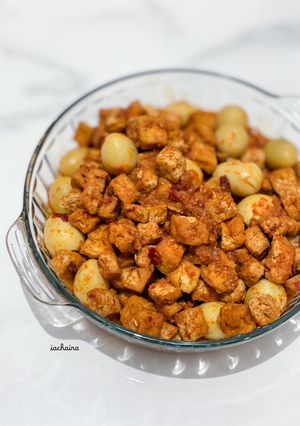 Foto resep Balado Tahu Telur Puyuh