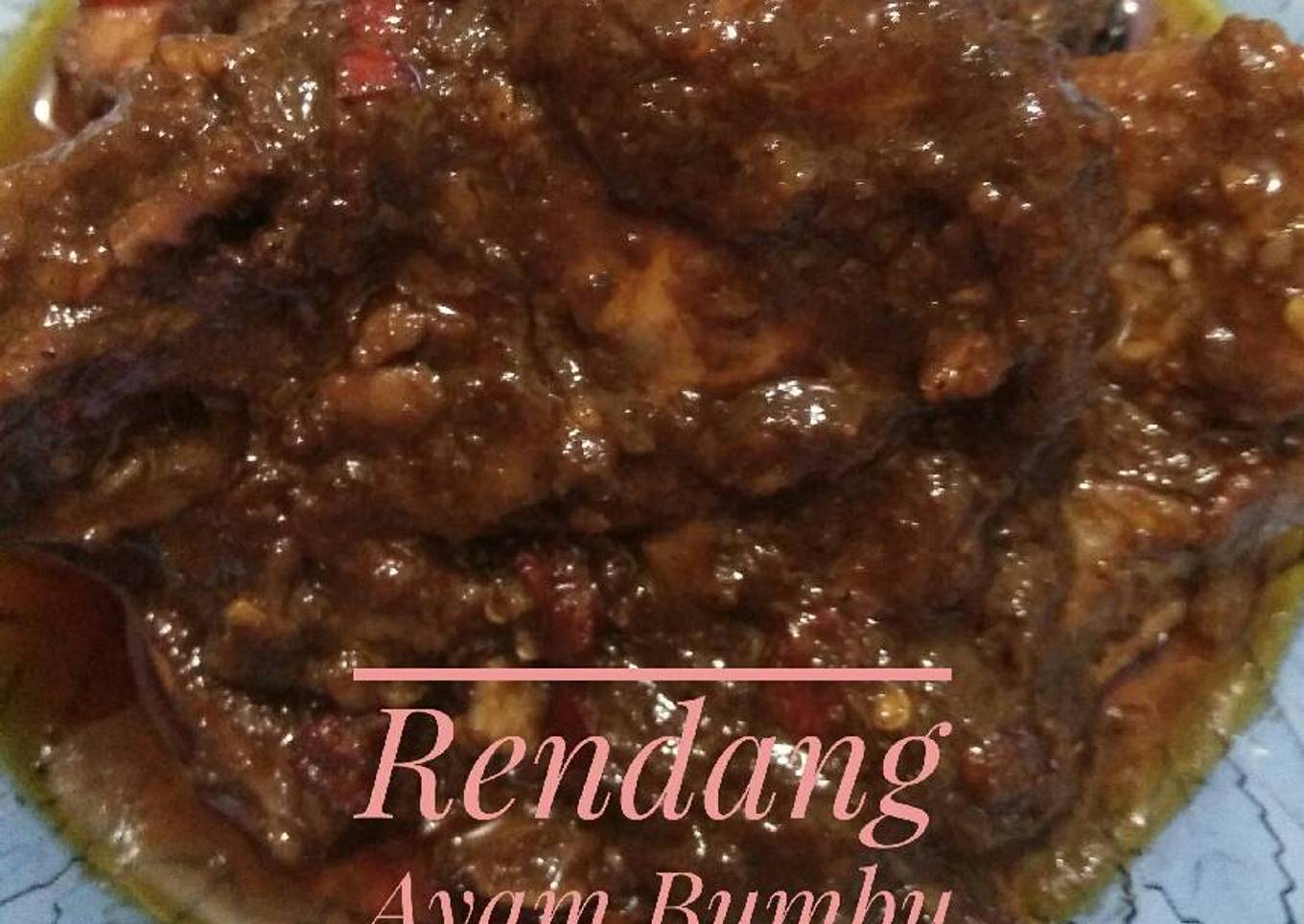 Rendang Ayam Bumbu Instan