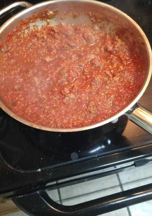 A picture of Spaghetti Meat Sauce.