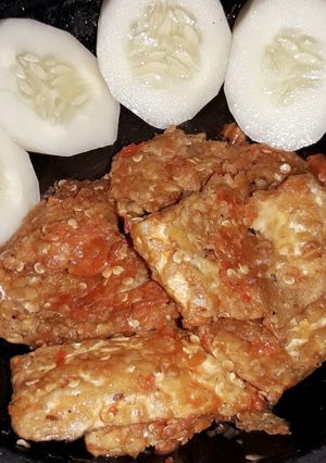 Foto resep Tempe Geprek Bumbu Alami No MSG