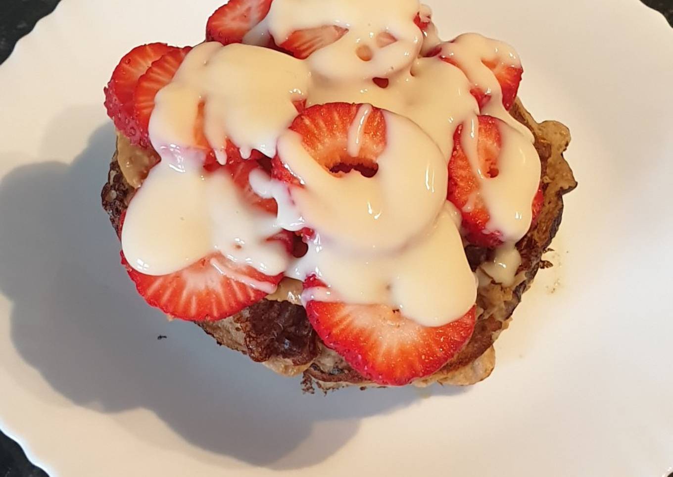 Tortitas de plátano proteicas