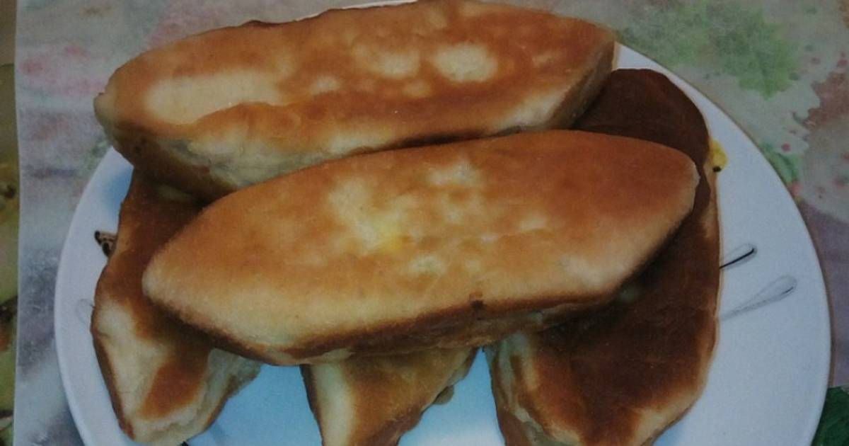 Пирожки на кефире жареные на сковороде без дрожжей рецепт с фото
